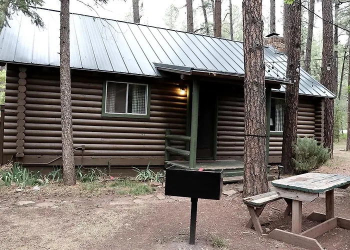 Pet Friendly Log Nestled Under The Forested High Country Of The Mongollon Rim In Arizona Payson